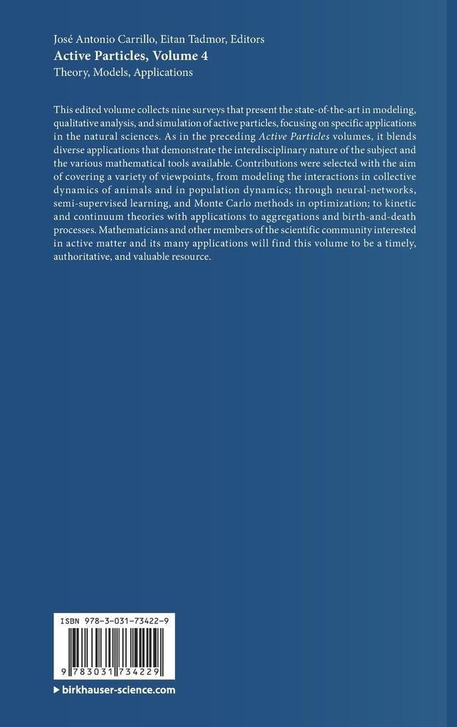 Weitere Ansicht: Active Particles, Volume 4
