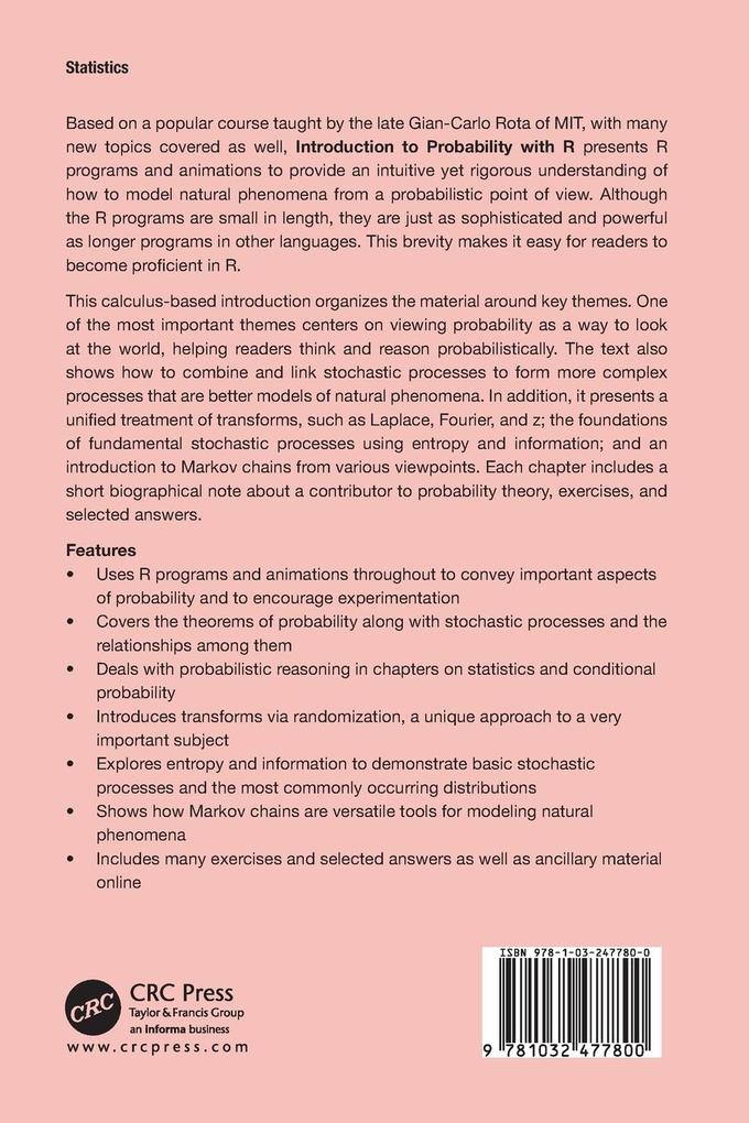 Weitere Ansicht: Introduction to Probability with R | Kenneth Baclawski