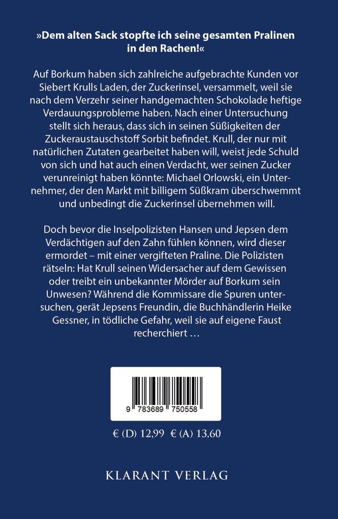 Weitere Ansicht: Borkumer Pralinen. Ostfrieslandkrimi | Dörte Jensen