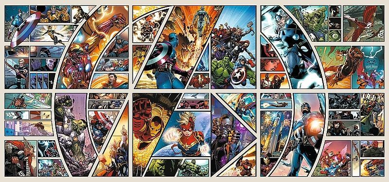 Weitere Ansicht: UFT Puzzle 9000 - Marvel - Across the Comic Universe