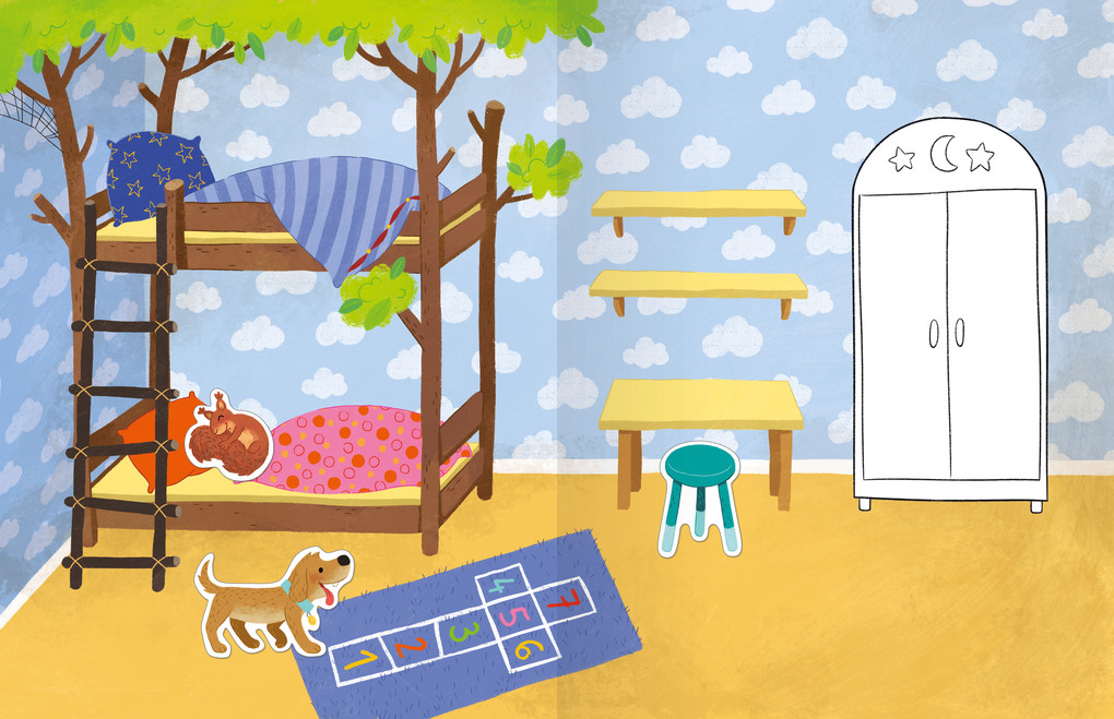 Weitere Ansicht: Mein Ausmalstickerbuch - Zwergenhaus