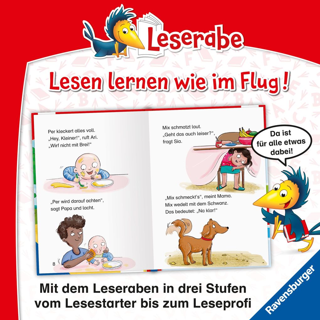 Weitere Ansicht: Leserabe 1. Lesestufe - Pups-Alarm! | Martin Klein