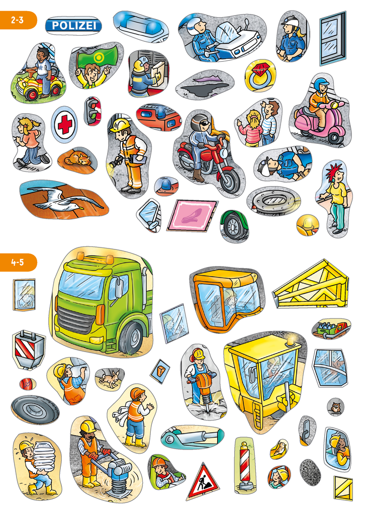 Weitere Ansicht: Wimmeln, Rätseln, Stickern: Fahrzeuge
