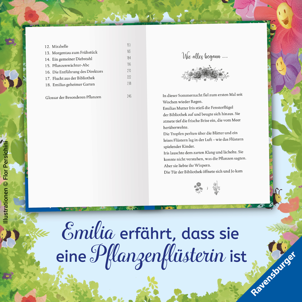 Weitere Ansicht: Emilia Blumenherz, Band 1 - Das geheime Pflanzeninternat | Usch Luhn