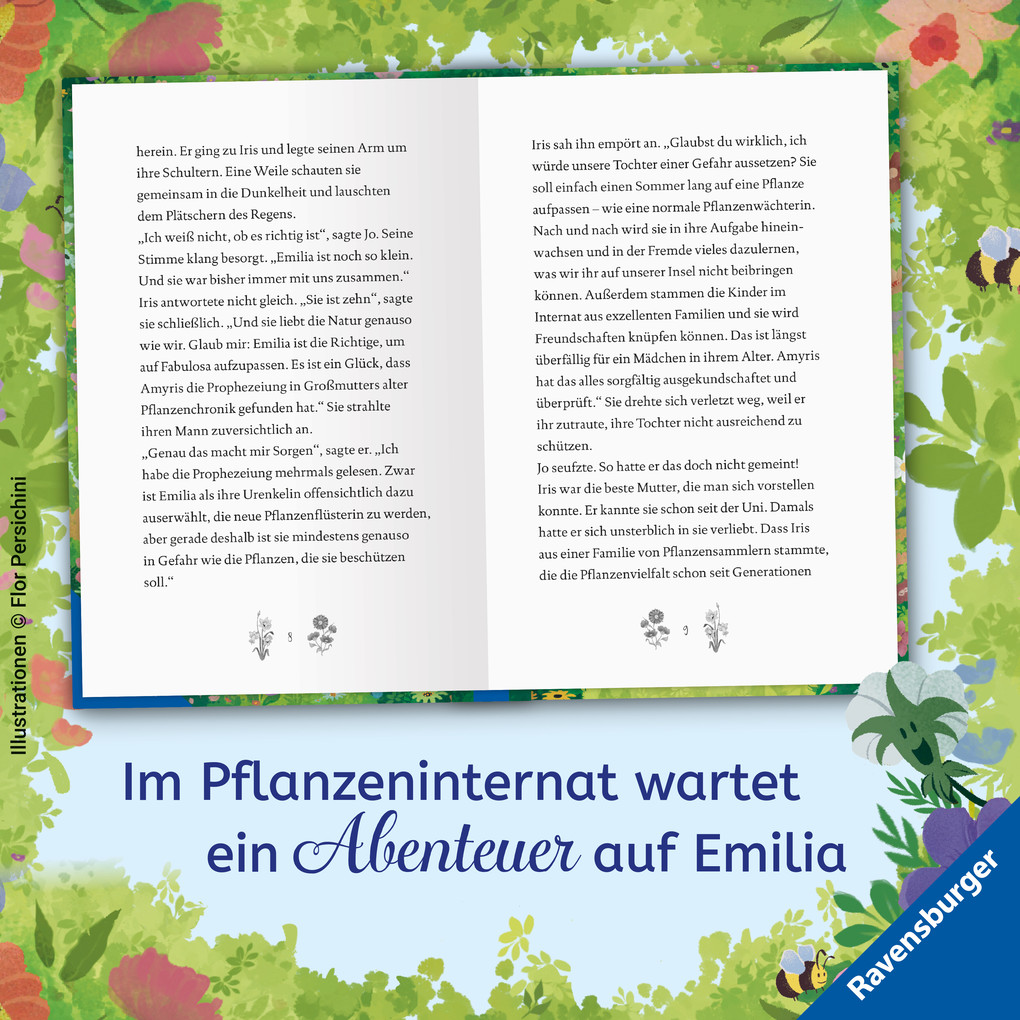Weitere Ansicht: Emilia Blumenherz, Band 1 - Das geheime Pflanzeninternat | Usch Luhn