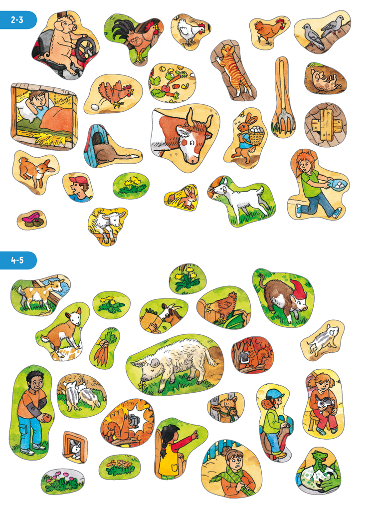 Weitere Ansicht: Wimmeln, Rätseln, Stickern: Tiere