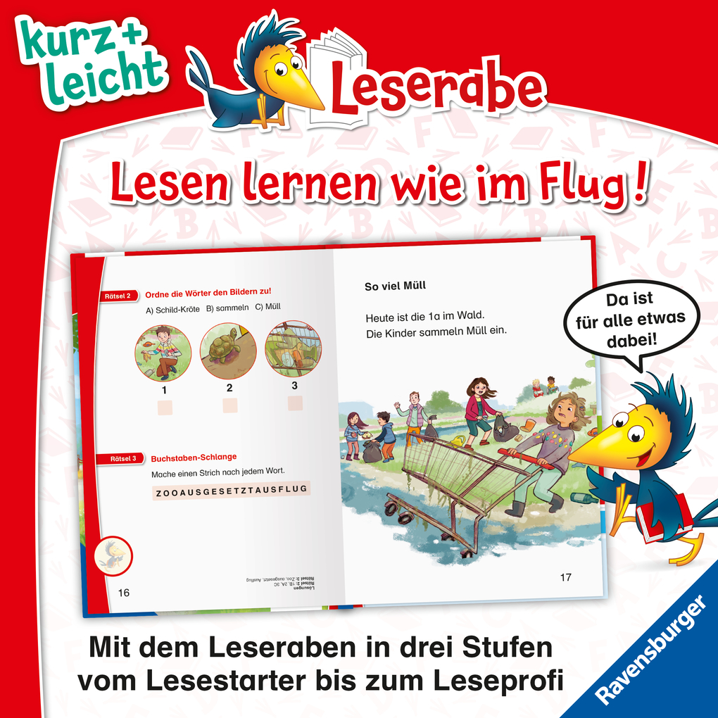 Weitere Ansicht: Leserabe 1. Lesestufe Kurz und leicht - Schulgeschichten | Julia Breitenöder