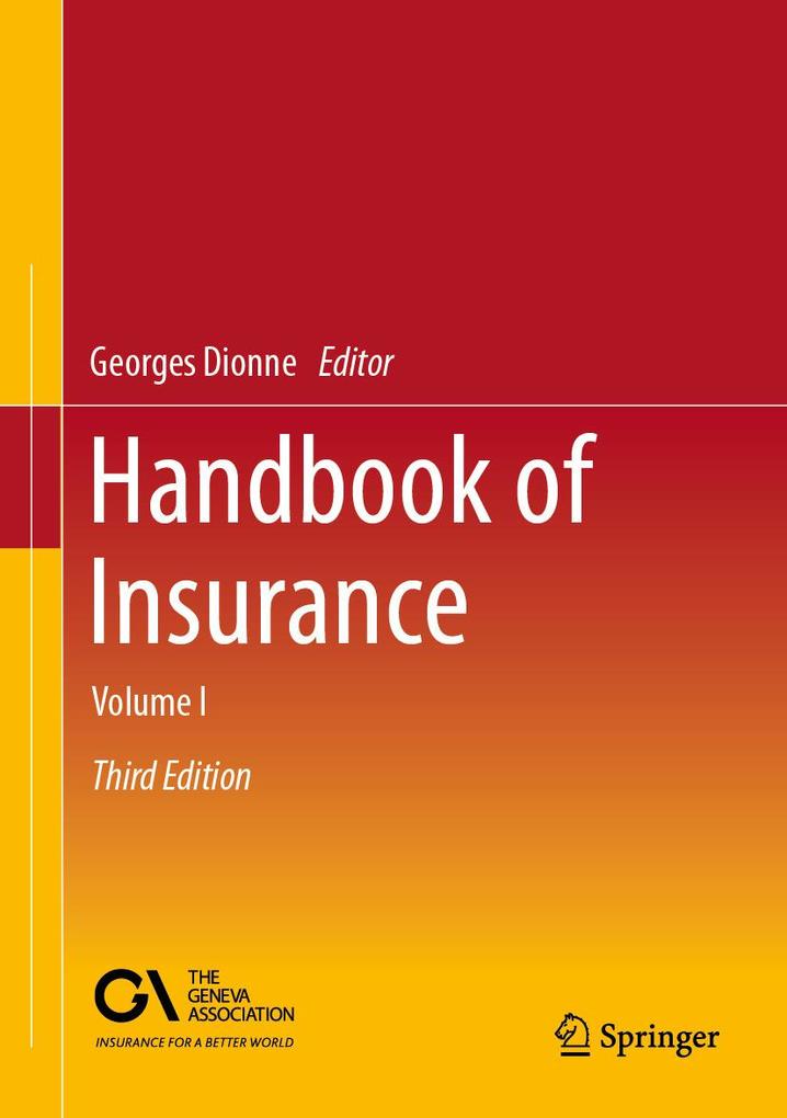 Produktbild: Handbook of Insurance