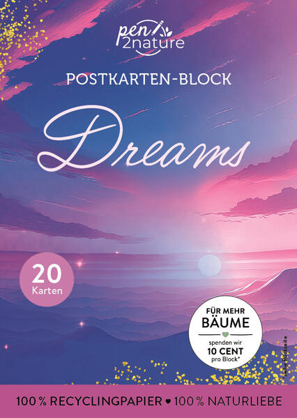 Produktbild: Postkartenblock Dreams