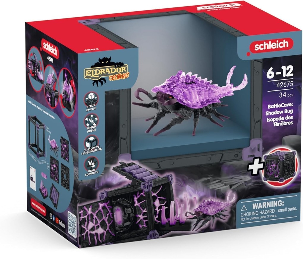 Produktbild: Schleich 42675 - Eldrador Creatures, BattleCave Schattenassel, Spielset