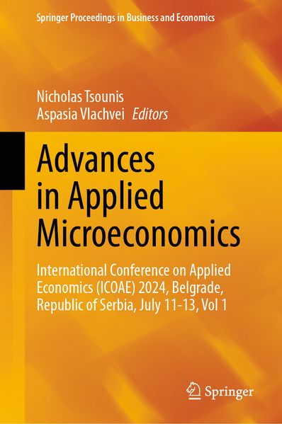Produktbild: Advances in Applied Microeconomics