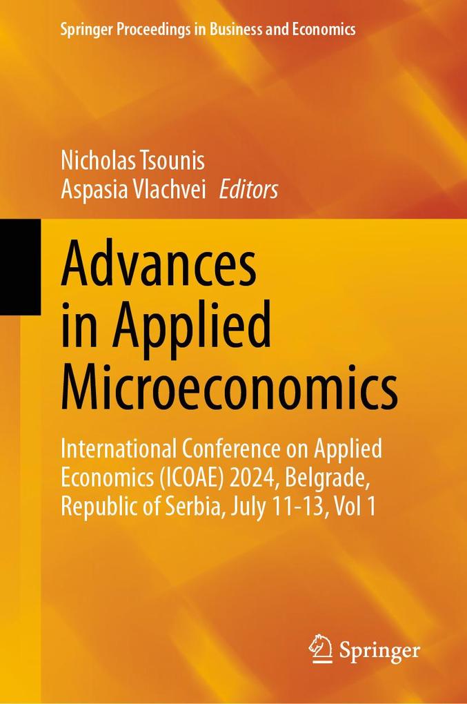 Produktbild: Advances in Applied Microeconomics
