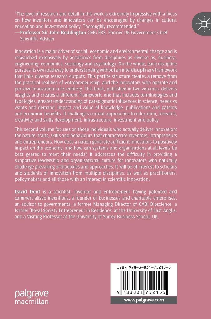 Weitere Ansicht: The Nature of Scientific Innovation, Volume II | David Dent