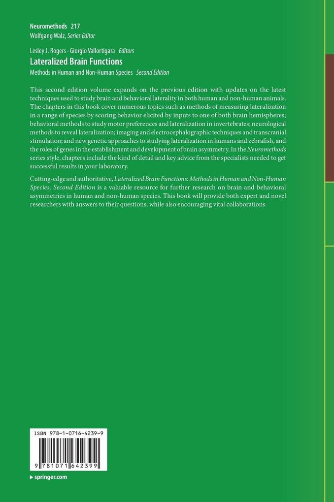 Weitere Ansicht: Lateralized Brain Functions