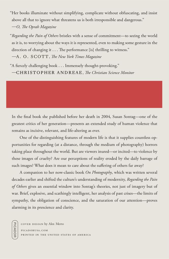 Weitere Ansicht: Regarding the Pain of Others | Susan Sontag