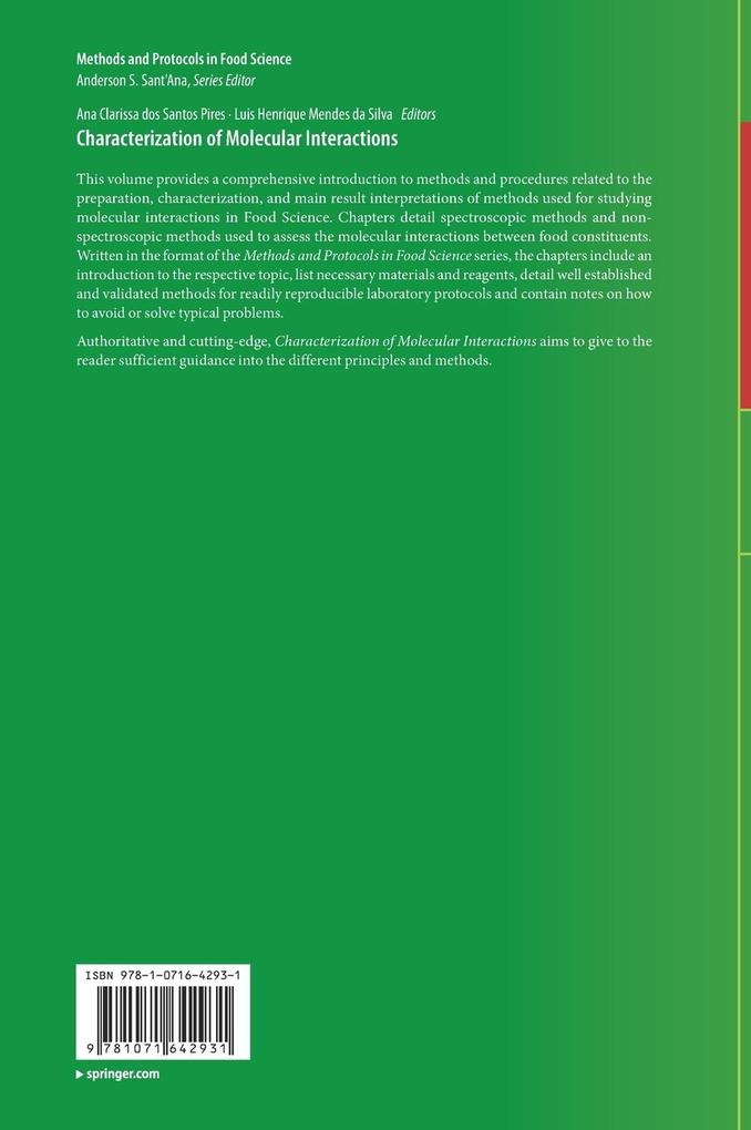 Weitere Ansicht: Characterization of Molecular Interactions