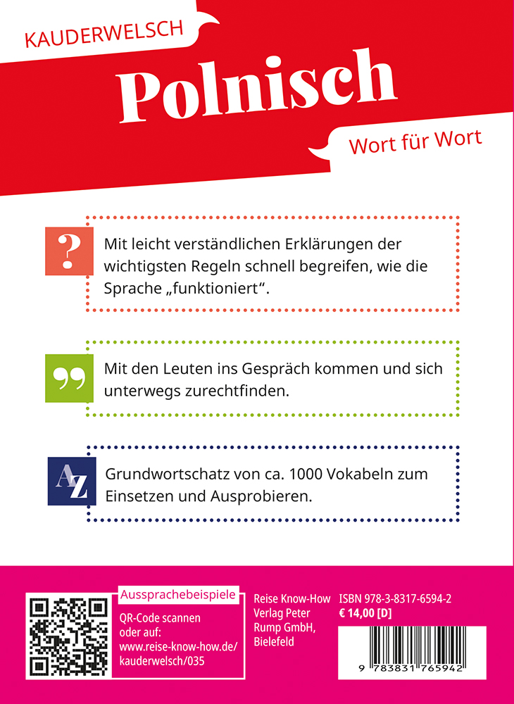 Weitere Ansicht: Reise Know-How Sprachführer Polnisch - Wort für Wort | Markus Bingel