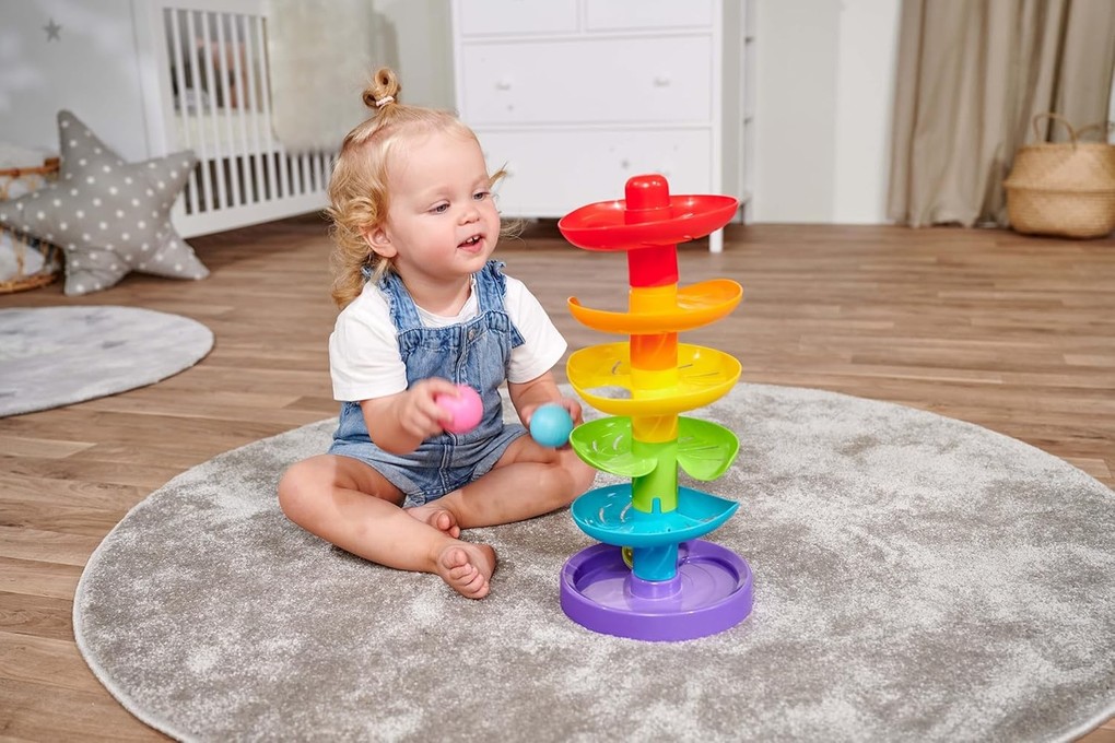 Weitere Ansicht: Simba 104010053 - ABC Regenbogen Kugelturm, Kugelbahn, Höhe: 40 cm