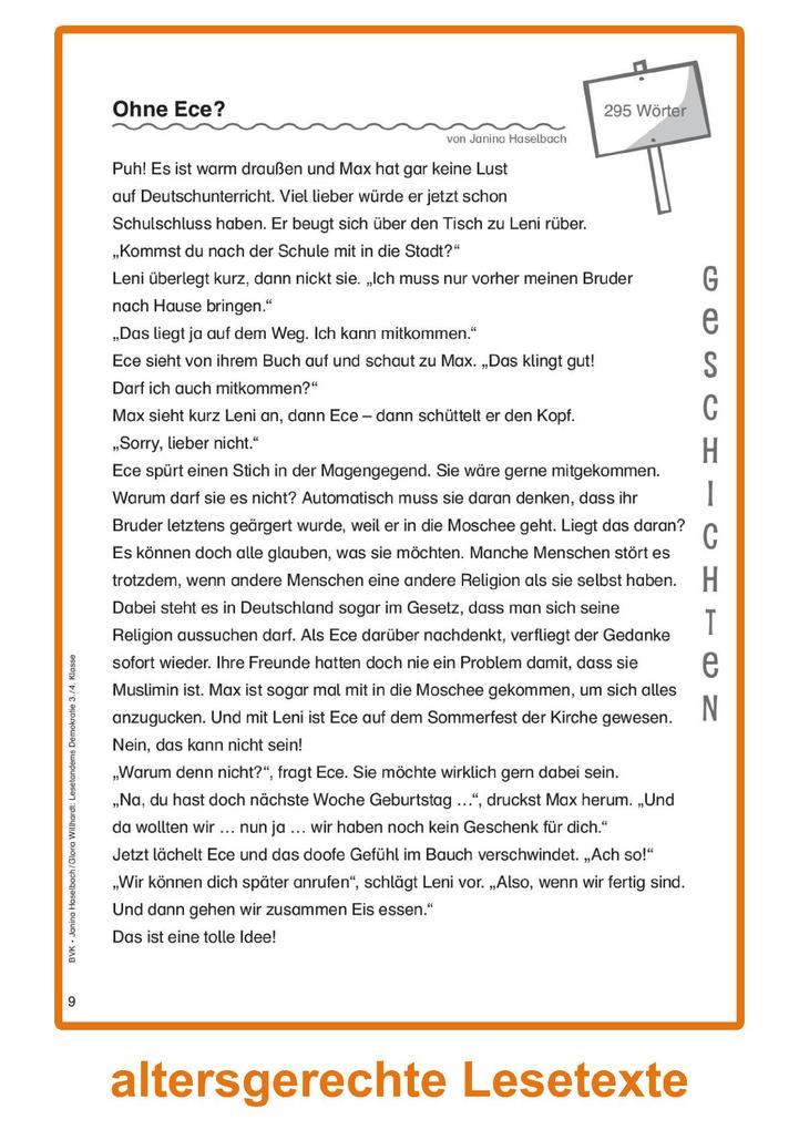 Weitere Ansicht: Lesetandems Demokratie 3./4. Klasse | Janina Haselbach, Gloria Willhardt