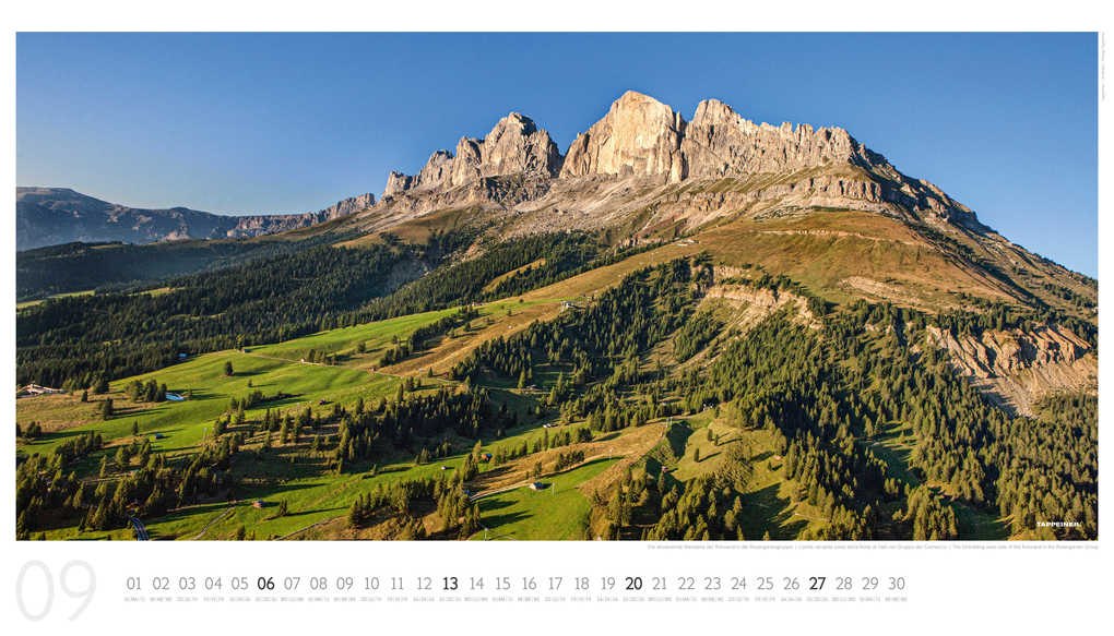 Weitere Ansicht: Luftbildkalender Dolomiten 2026