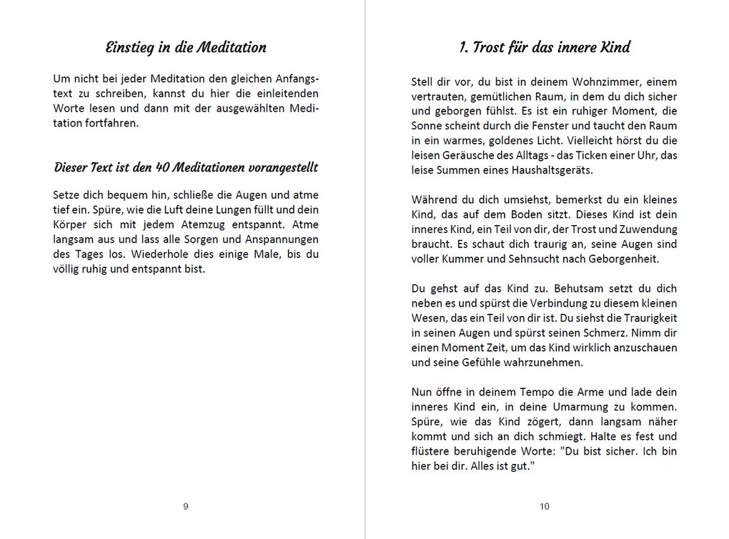 Weitere Ansicht: 40 Meditationen für das innere Kind | Angelina Schulze