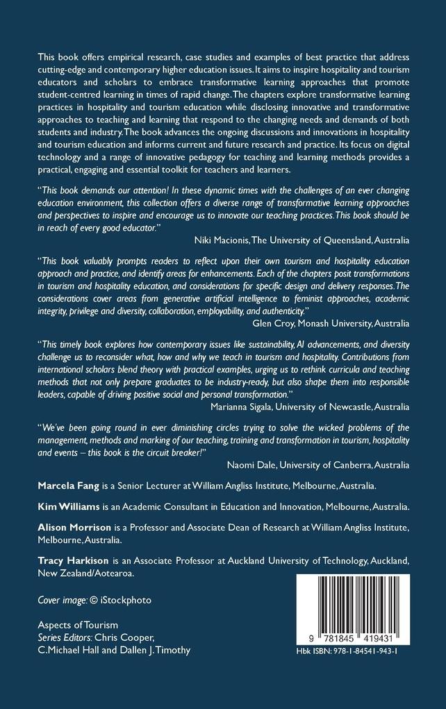 Weitere Ansicht: Rethinking Hospitality and Tourism Education