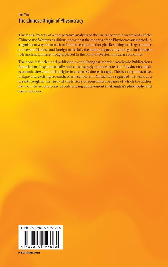 Weitere Ansicht: The Chinese Origin of Physiocracy | Tan Min