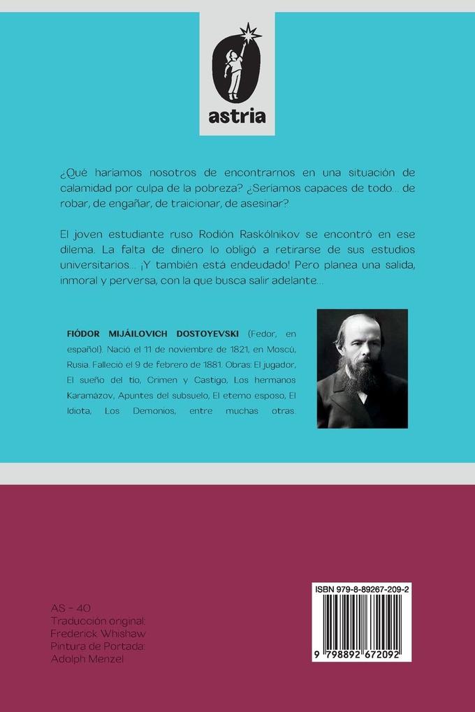 Weitere Ansicht: Crimen y Castigo | Fedor Dostoyevski