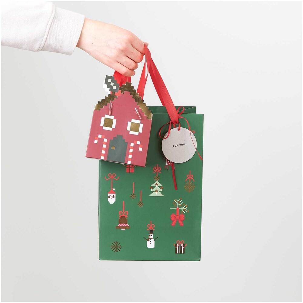 Weitere Ansicht: Geschenktüte Weihnachtsbaumschmuck, M, FSC MIX