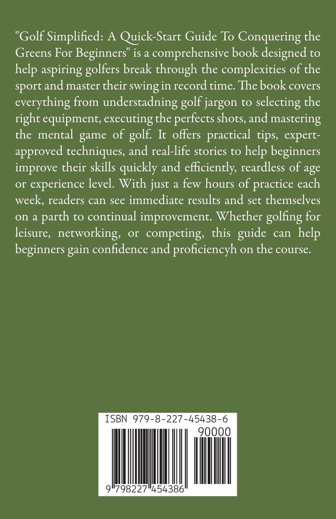 Weitere Ansicht: Golf Simplified | David Greenway