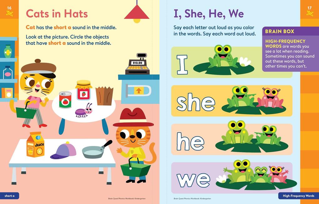 Weitere Ansicht: Brain Quest Phonics Workbook: Kindergarten