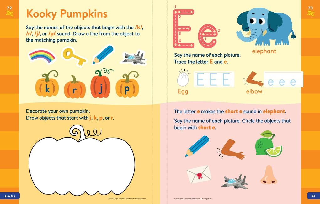 Weitere Ansicht: Brain Quest Phonics Workbook: Kindergarten