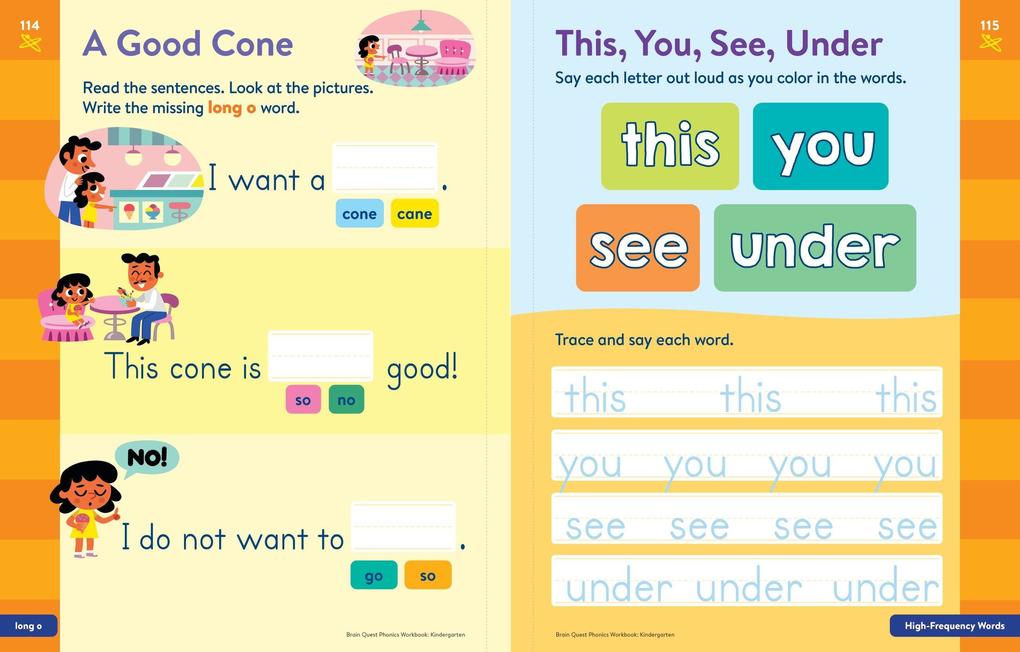 Weitere Ansicht: Brain Quest Phonics Workbook: Kindergarten