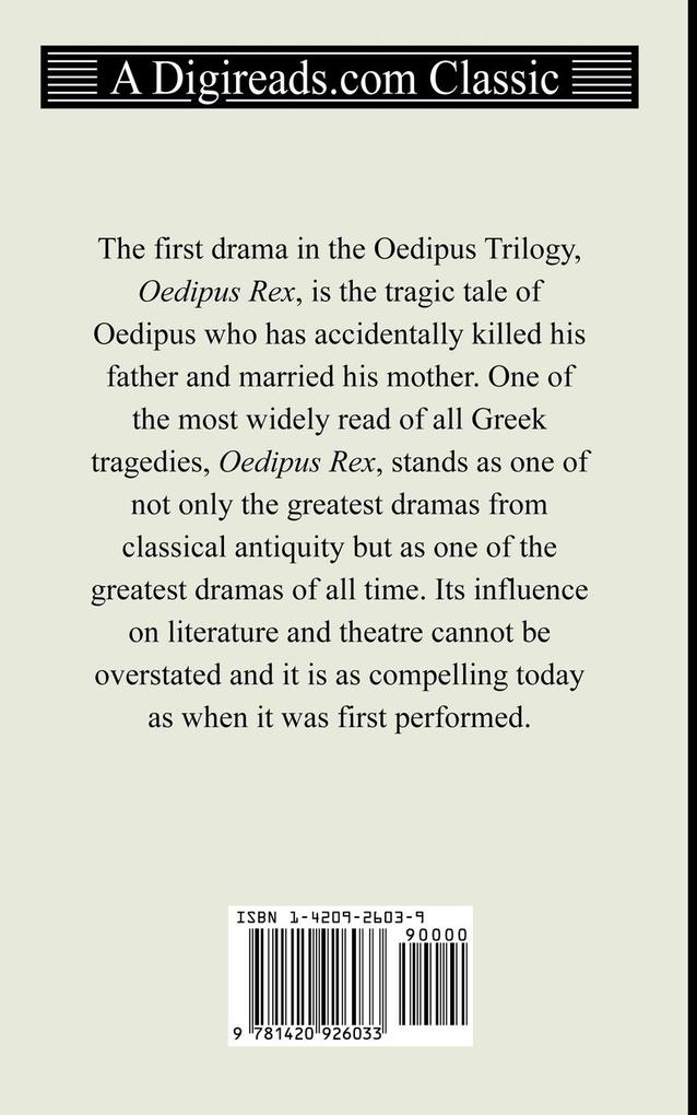 Weitere Ansicht: Oedipus Rex | Sophocles