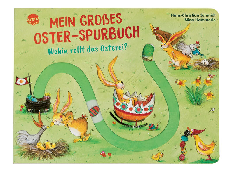 Produktbild: Mein großes Oster-Spurbuch. Wohin rollt das Osterei? | Hans-Christian Schmidt