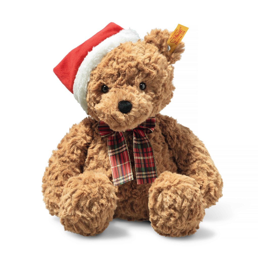 Produktbild: Steiff 113239 - Teddybär Jimmy Christmas, braun, 30 cm, Soft Cuddly Friends