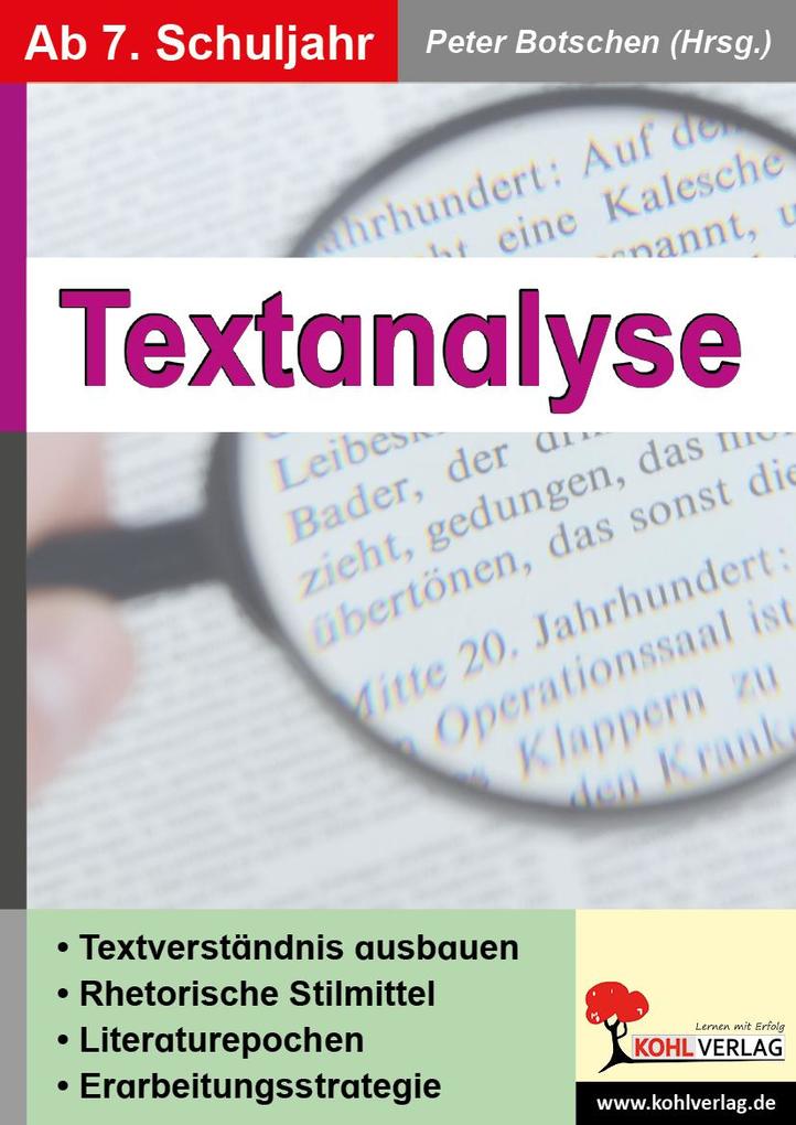 Produktbild: Textanalyse