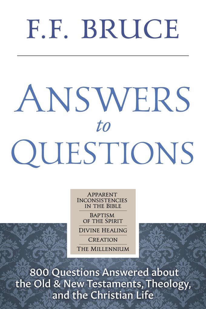 Produktbild: Answers to Questions | F. F. Bruce