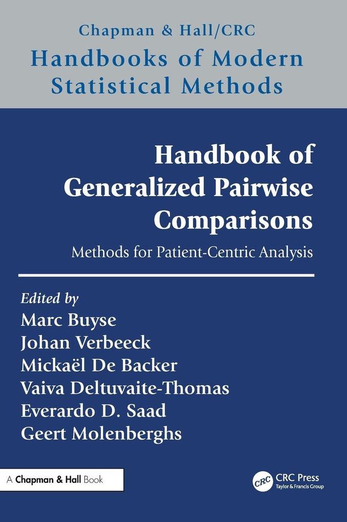 Produktbild: Handbook of Generalized Pairwise Comparisons