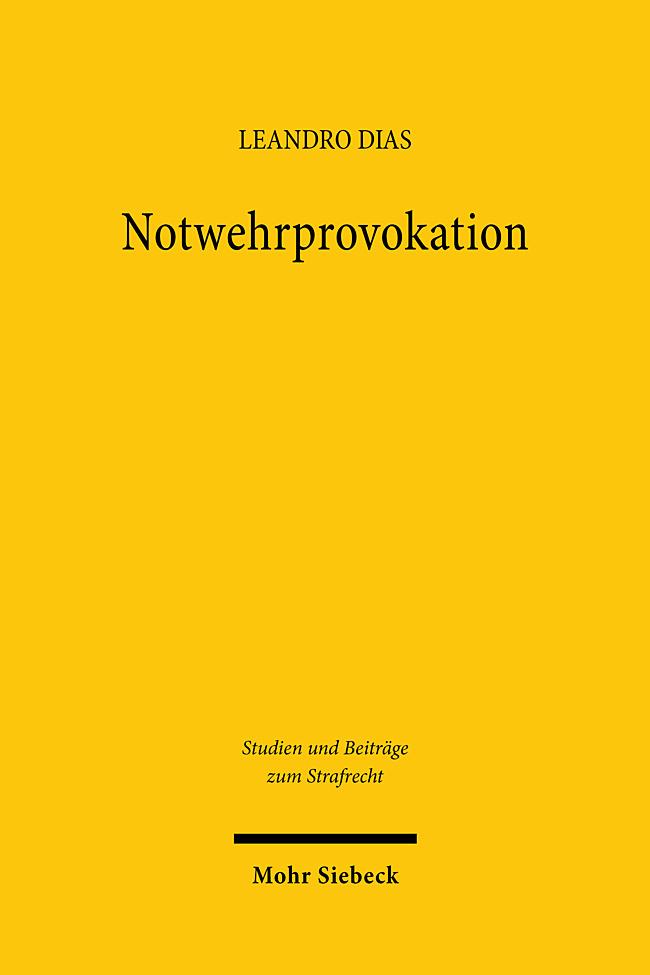 Produktbild: Notwehrprovokation | Leandro Dias
