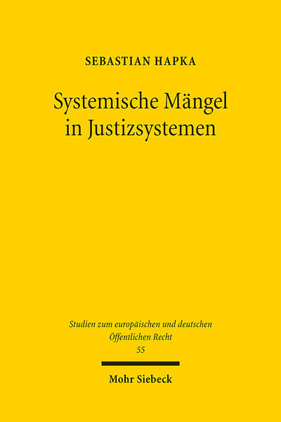 Produktbild: Systemische Mängel in Justizsystemen | Sebastian Hapka
