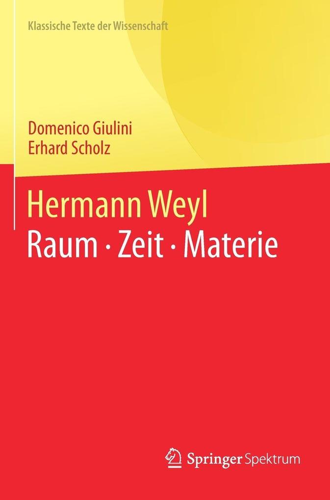 Produktbild: Hermann Weyl | Domenico Giulini, Erhard Scholz