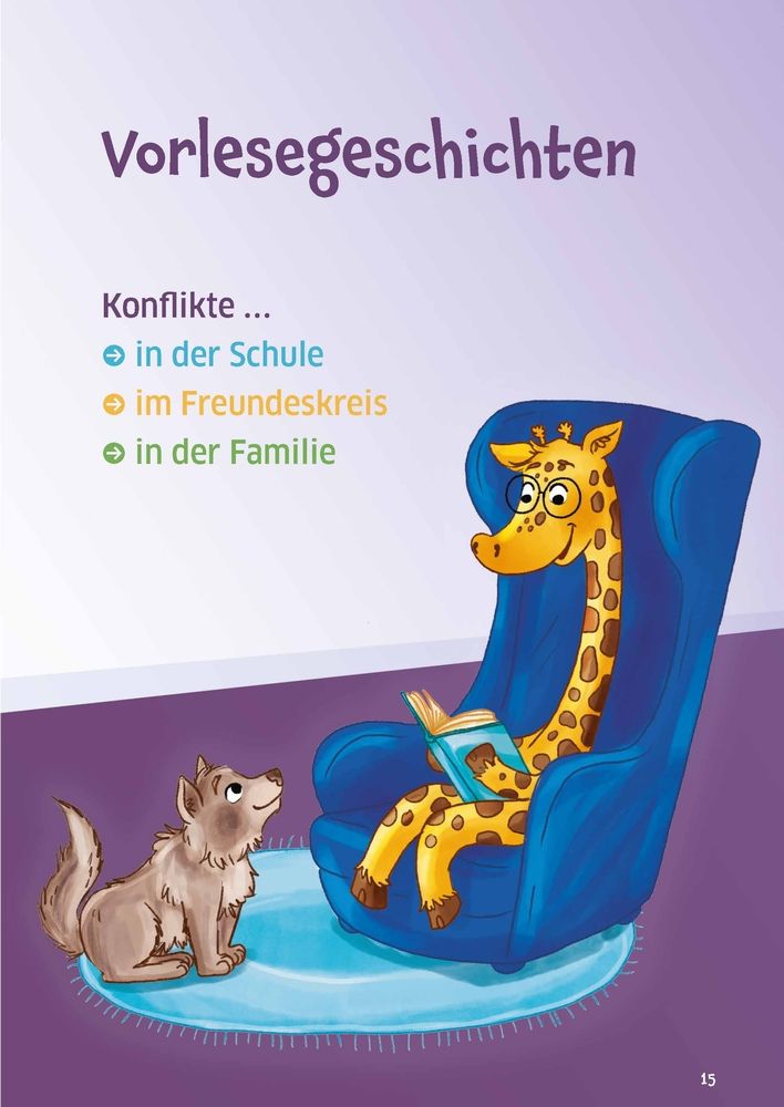 Weitere Ansicht: 40 Vorlesegeschichten zur Giraffensprache, ab 6 Jahre | Petra Bartoli y Eckert