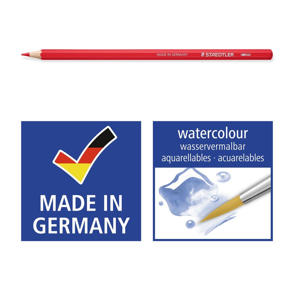 Weitere Ansicht: STAEDTLER Aquarellstifte 146 10C wasservermalbar, 24er Set