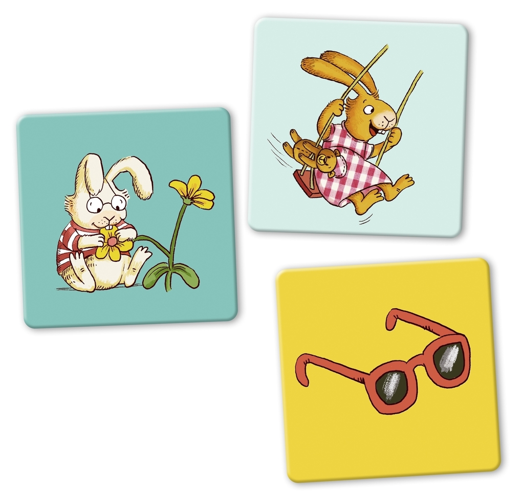 Weitere Ansicht: Sieben kleine Hasen. Memo-Spiel | Sabine Praml