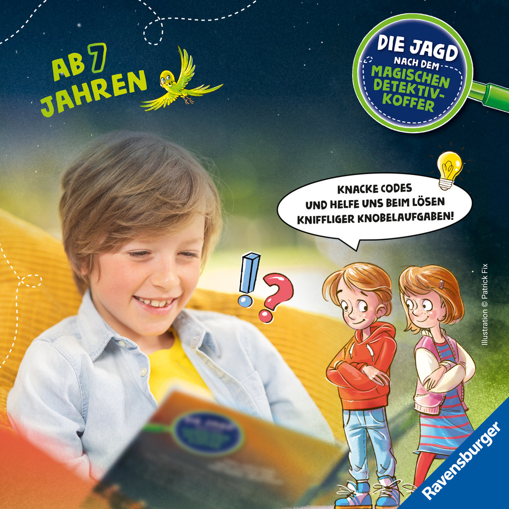 Weitere Ansicht: Die Jagd nach dem magischen Detektivkoffer - Adventskalender: Geschenke in Gefahr! | Cally Stronk, Christian Friedrich