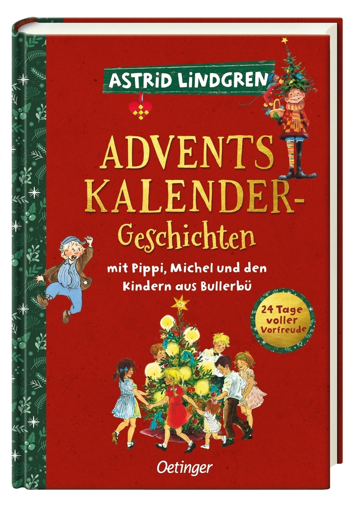 Weitere Ansicht: Adventskalender-Geschichten mit Pippi, Michel und den Kindern aus Bullerbü | Astrid Lindgren