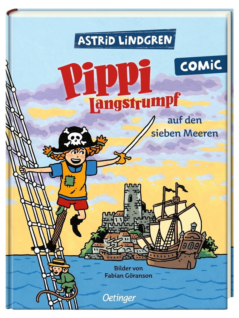 Weitere Ansicht: Pippi auf den sieben Meeren | Astrid Lindgren