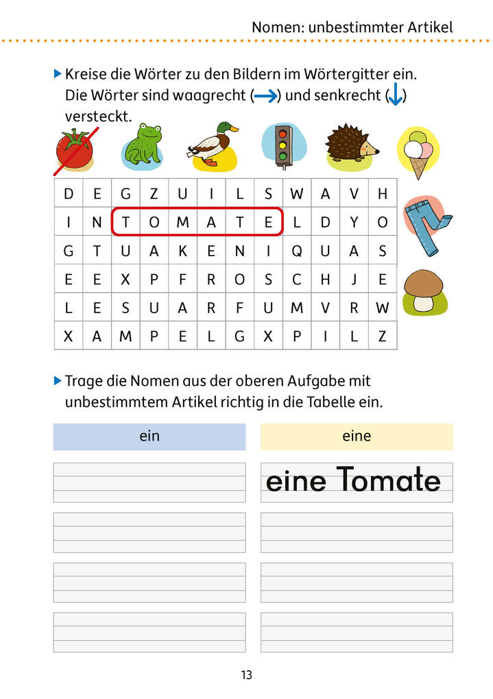 Weitere Ansicht: Mein Übungsheft Grammatik 2. Klasse | Christine Weideneder