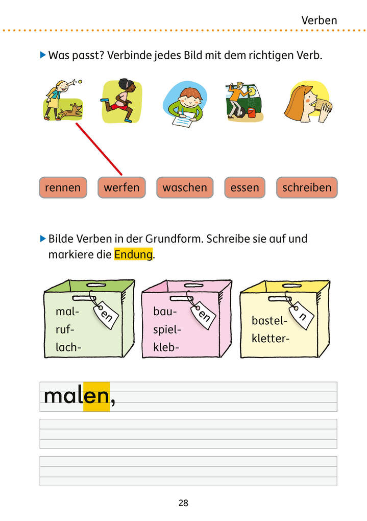 Weitere Ansicht: Mein Übungsheft Grammatik 2. Klasse | Christine Weideneder